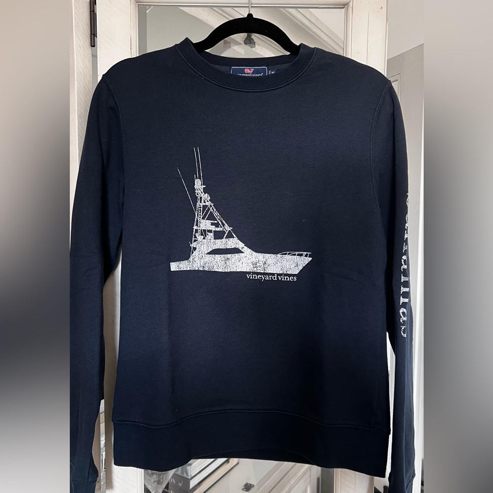 Vineyard Vines Classic Navy Blue Sweatshirt